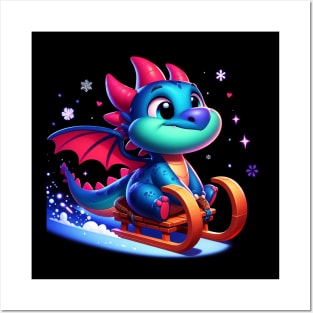 Rufie the Dragon -  Bobsleigh #23 Posters and Art